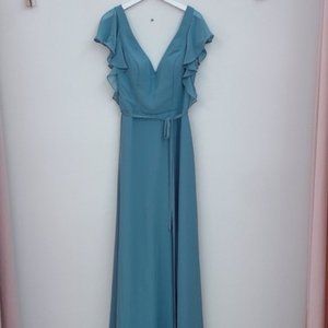 Mori Lee Style 21591 Bridesmaid/Prom Dress Color Deep Sea